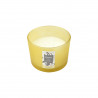 BOUGIE VERRINE 3 MECHES VANILLE D11X8CM