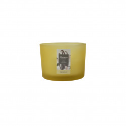 BOUGIE VERRINE 3 MECHES VANILLE D11X8CM