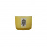 BOUGIE VERRINE 3 MECHES VANILLE D11X8CM