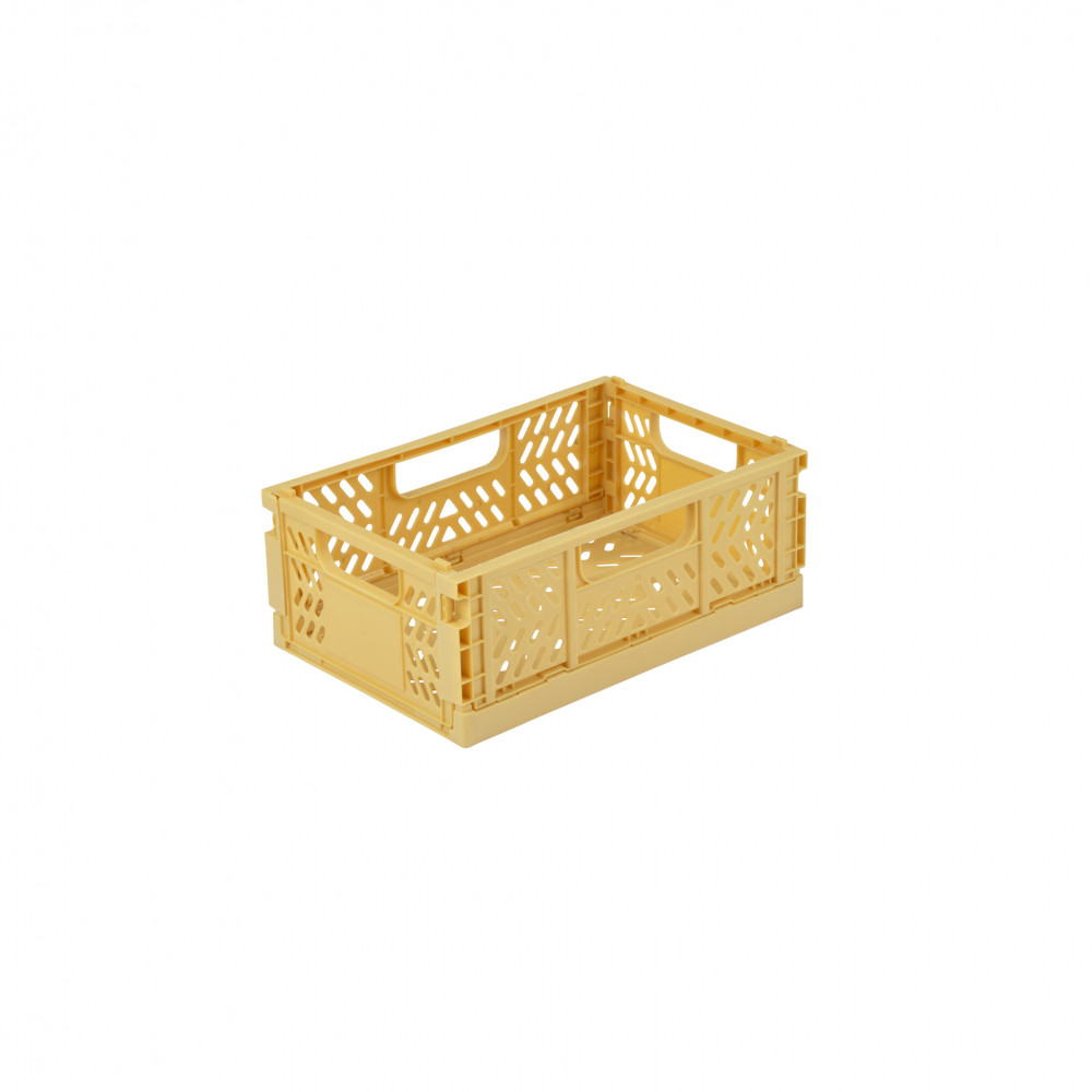 CAGETTE OCRE PLIABLE TAILLE S 21x14,5xH.