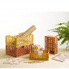 CAGETTE OCRE PLIABLE TAILLE S 21x14,5xH.