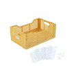 CAGETTE OCRE PLIABLE TAILLE M 30x20xH.11