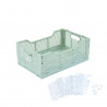 CAGETTE CELADON PLIABLE TAILLE M 30x20xH