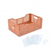 CAGETTE ARGILE PLIABLE TAILLE M 30x20xH.