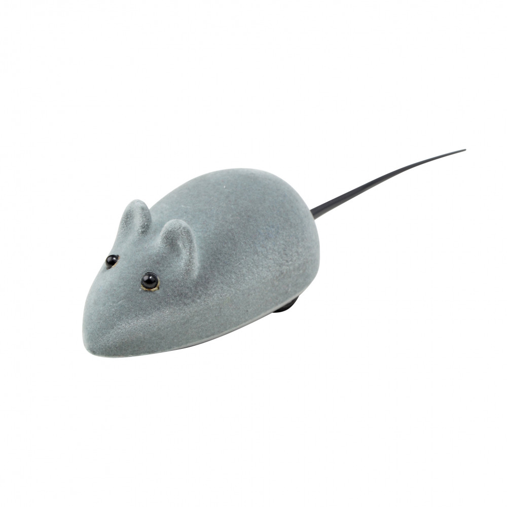 Jouet souris mécanique plastique et polyester
