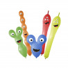 BALLONS MONSTRES X5 FORMES EN LATEX NAT