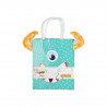 Sac en papier monstres x4 avec œil mobile