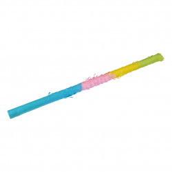 BATON A PINATA MULTICOLORE H60CM