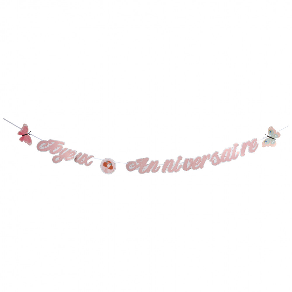 GUIRLANDE LETTRE PRINCESSE NATURE JOYEUX