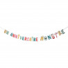 GUIRLANDE LETTRE UN ANNIVERSAIRE MONSTRE