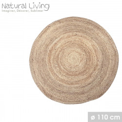 TAPIS 100% JUTE NATUREL 110CM
