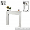 CONTOUR DE CHEMINEE EN BOIS BLANCHI 104