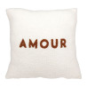 H COUSSIN CARRÉE 'AMOUR' 40X40CM