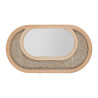 MIROIR LUNA OVAL ROTIN LIN H28CM