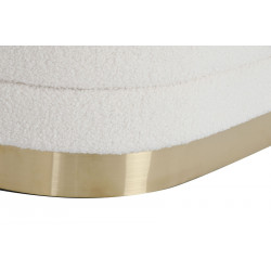 BANQUETTE COFFRE ORLANE BOUCLETTES 80X40