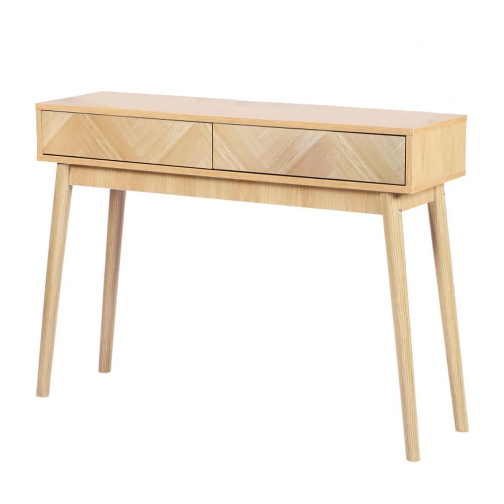 CONSOLE "SHELBY" AVEC 2 TIROIRS SYSTEME
