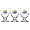JUEGO DE 3 VASOS DE PASTIS DECORADOS