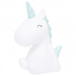 MINI VEILLEUSE LICORNE BLANCHE CRINIERE