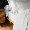 DRAP HOUSSE LINA BLANC 140x190CM