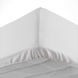 DRAP HOUSSE LINA BLANC 140x190CM
