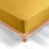 DRAP HOUSSE PERCALINE CURRY 160x200CM