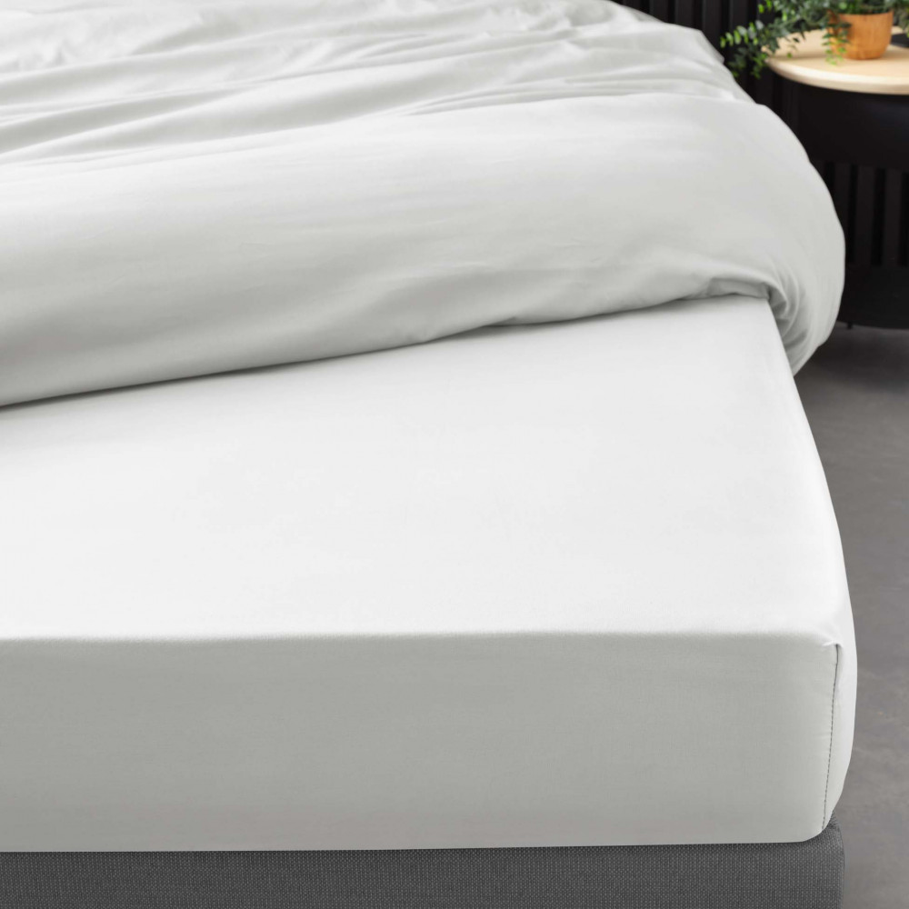 DRAP HOUSSE PERCALINE WHITE 160x200CM