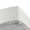 Drap housse Percaline blanc 160x200cm