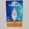 Ampoule Led E14 3W:25W bougie LIC lumière chaude