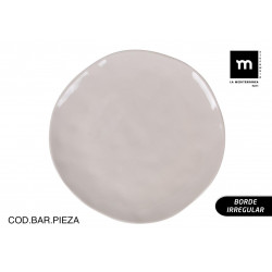 ASSIETTE PLATE D26cm ORGANIC IVORY Iberi