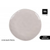 Assiette plate D26cm Organic ivoire Iberica brillante