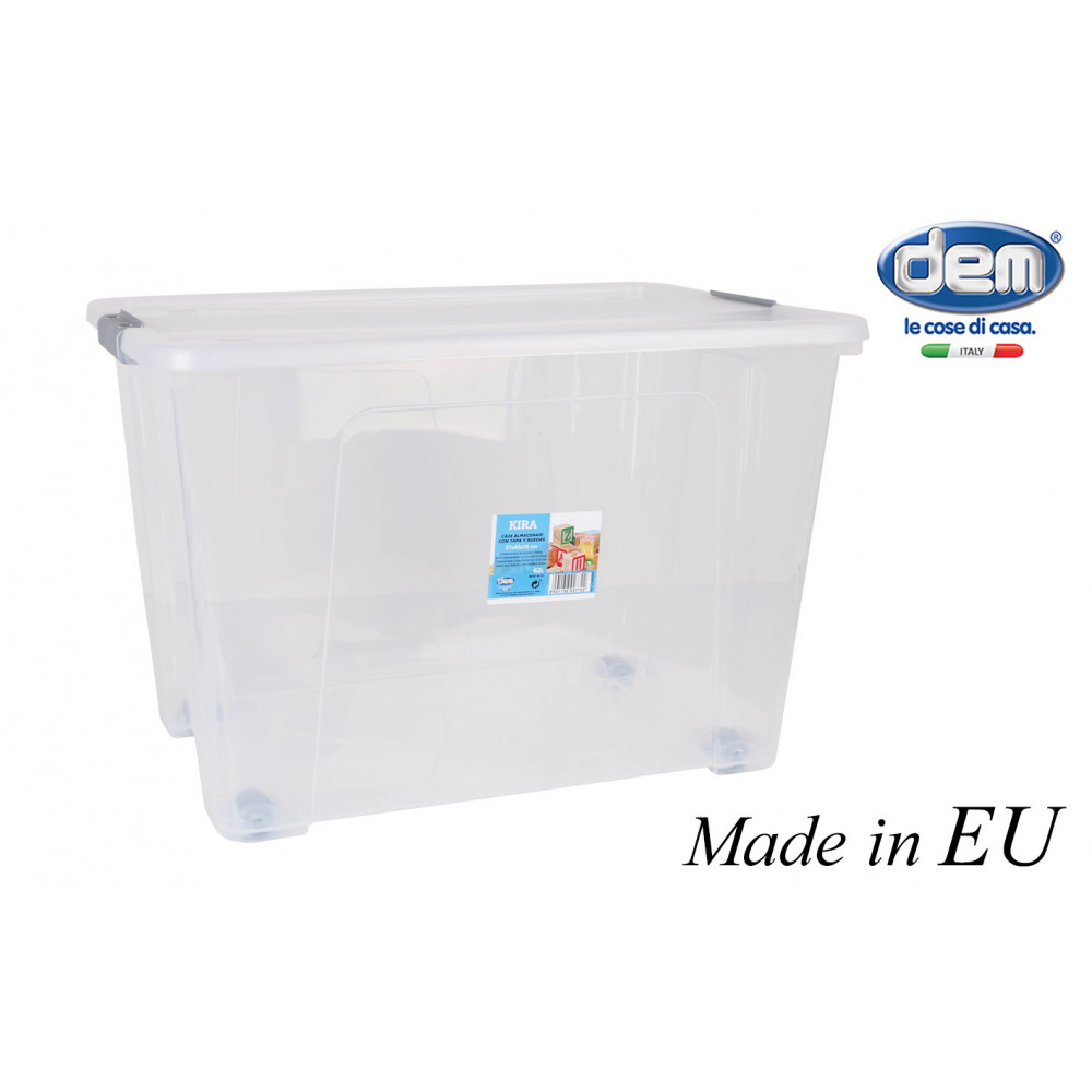 BOX "KIRA" 62L + ROUES TRANSP A/COUVERC
