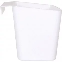 White plastic multi-purpose hanging basket