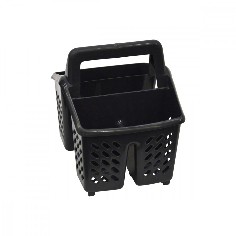 Égouttoir à couverts en plastique anthracite