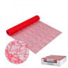 CHEMIN TABLE MAILLE ROUGE VERM 30CM*5M