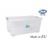 BOX "KIRA" 62L + ROUES TRANSP A/COUVERCL