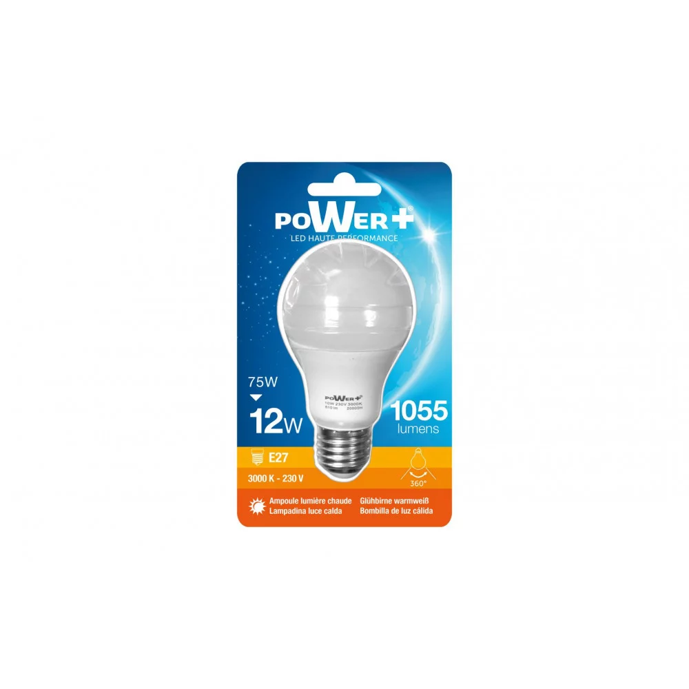 Ledlamp E27 12W:75W A60 Lic Warm Licht