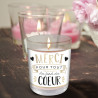 BOUGIE VERRE MERCI POUR TOUT"