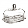 BEURRIER NYMPHEA 17X12X11CM VERRE