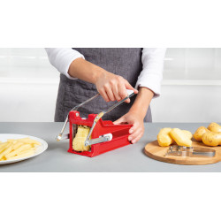 COUPE FRITES PLASTIQUE L24 2 GRILLES