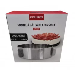 Moule à gâteau en inox extensible