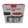 Expandable stainless steel cake mold