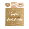 Urne Party Kraft 20x20x20cm en carton