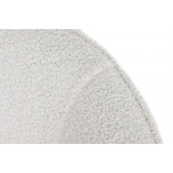 FAUTEUIL "WOOLY" bouclettes blancs 76X69