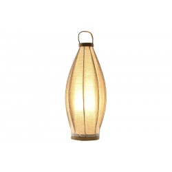 Lampadaire lin corde naturel D28x60cm