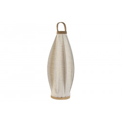 Lampadaire lin corde naturel D28x60cm