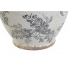 VASE "FEUILLES GRIS ROMANTIQUE" 17X17X2 VASE "FEUILLES GRIS ROMANTIQUE" 17X17X2