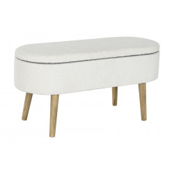 BANQUETTE COFFRE "WOOLY" 100X40X48 sur p
