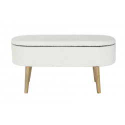 BANQUETTE COFFRE "WOOLY" 100X40X48 sur p