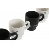 SUPPORT ET TASSE x4 "COFFEE" 6,6X8X7,8 SUPPORT ET TASSE x4 "COFFEE" 6,6X8X7,8