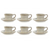 Coffret TASSES à CAFÉ "EMILIE" X6 7,2X5